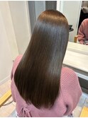 美髪ストレート×縮毛矯正♪前髪カット30代40代髪質改善