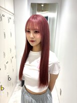 ブラウン(Brown)&nbsp;#haru ハイトーンピンクカラー