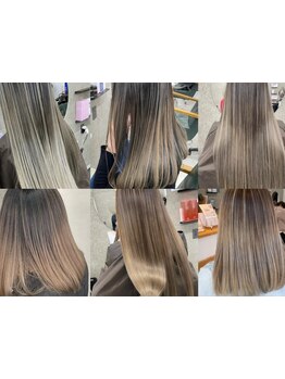 日常に馴染む、でもちょっと特別。大人女性のための、ナチュラルで華やかなハイトーンデザインカラー