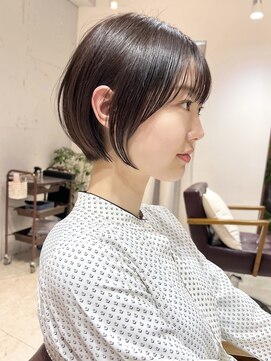 ラミエ バイ メルト 吉祥寺(lamie by melt) *滝田*20代30代40代絶壁解消丸み小顔ショートグレージュ吉祥寺