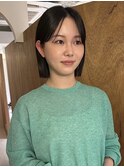 ボブ×前髪カット
