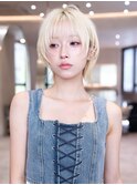 切りっぱなしボブ髪質改善ストレート前髪顔周りレイヤーカット