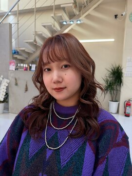 髪質改善◎艶感オレンジブラウン