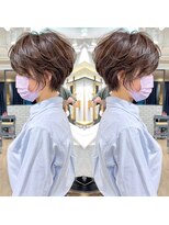 バンプ ギンザ(BUMP GINZA) 30代40代50代大人ショート髪型丸顔前髪あり似合わせ 安