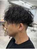 ツイストスパイラルパーマ/スパイキーショート/ツーブロック
