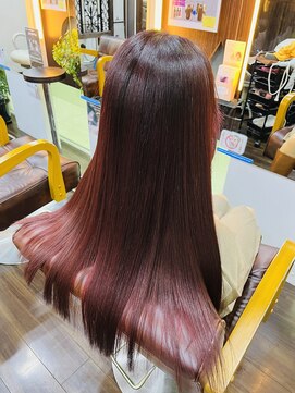 サイファー ヘアークリエイション(CIPHER Hair Creation) カラー＋艶髪縮毛矯正