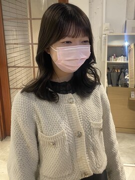 コフィー バイ メルト 吉祥寺(cofy by melt) 【松本咲花】くびれヘアオリーブベージュ春カラーレイヤーカット