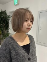 フォト イケブクロ(foto IKEBUKURO)&nbsp;冬のミルクティーグレージュ／ぱつっとボブ