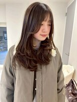 アイランド(I’sland) ワンカールフェミニンレイヤーカット×透明感ブラウン☆