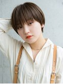 髪質改善/大人かわいいショート/くびれヘア/透け感カラー