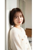 30代40代50代絶壁解消ひし形小顔前下がりショートボブ【越谷】