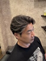キタセンジュバーバー バイ ティーズ(KITASENJU BARBER by T's) ハイライト メッシュキャップ ベージュ ブリーチ