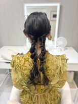 ヘアーメイクサロンアール(hair make salon R)&nbsp;あみ下ろしツインテール