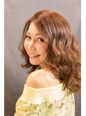 外人風ウェーブスタイル