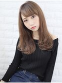 王道ストレートカール