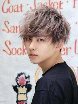 ネイビー(NAVY) フォギーグレージュマッシュ