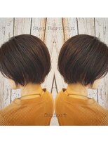 スタジオ アルファプラス 日暮里店(studio α+)&nbsp;ステップボーンカット×ライトブラウン