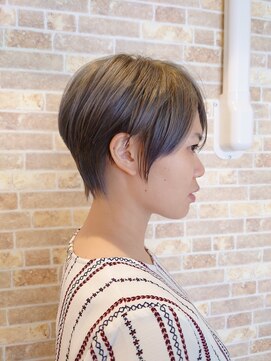 ミエル(miel) 【hair design miel】ハイトーンカラーショート