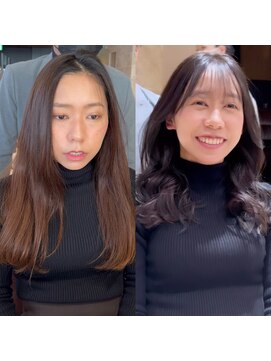 アフロート ギンザ(AFLOAT GINZA) AFLOAT GINZA【仲道 弘泰】2wayバング【before→after】