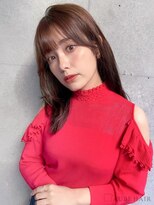 オーブ ヘアー ラフ 上大岡店(AUBE HAIR laff) 20代・30代_ショコラブラウンミディ