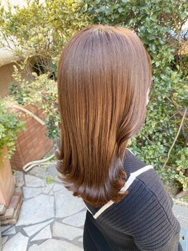 ネオリーブソラ 相模大野店(Neolive sola) 切りっぱなし外ハネ×アッシュベージュ