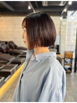 ソイクフ 四条大宮店(SOY-KUFU)&nbsp;大人可愛い◎似合わせカットイメチェン黒髪ボブ