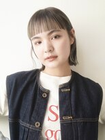 ガーランド (Garland)&nbsp;切りっぱなしボブ/暖色カラー/前髪/原宿神宮前