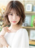 シースルーバングくびレイヤーウルフカットh3志木20代30代40代