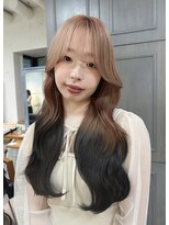 ヘア ルミナス バイ フォルテ(HAIR LUMINAS by FORTE) こなれミディ/前髪/黒髪/ボブルフ/ネビージュ/小顔/ワンレン