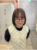 【住野 桃香】水素カラーブリーチなしで育てるヘーゼルベージュ