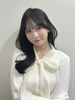 ユーフォリア 渋谷グランデ(Euphoria SHIBUYA GRANDE)&nbsp;韓国ガーリーくびれヘア 艶カラー くびれ巻き