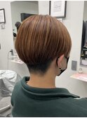 【刈り上げショート×縮毛矯正】鎌取/林愛華