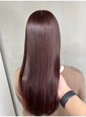 髪質改善＊くびレイヤーピンクベージュ＊美髪【Zina船橋】