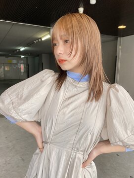 ジェム(GEM) ラベンダーミルクティー/細みハイライト/くすみベージュ★66