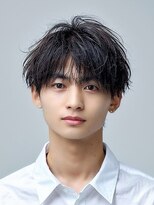 メンズサロン サンティエ 鹿児島中央駅店(Men's salon scintiller) シャドウパーマ波巻きスパイラルパーマメンズマッシュメンズヘア