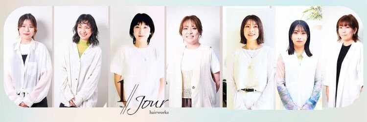 アンジュールヘアーワークス(1//jour hairworks)のサロンヘッダー