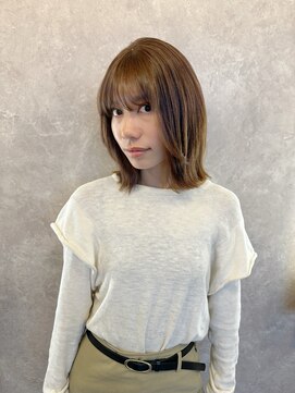 キイ ギンザ(k.e.y GINZA) ベ－ジュブラウンカラ－