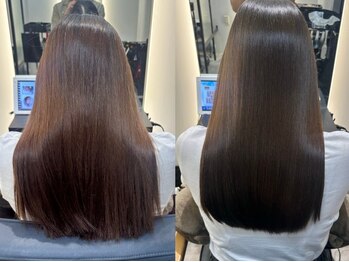 ノアランス 池袋(noah rance)の写真/【池袋駅徒歩3分】憧れのナチュラルストレートヘアに!一緒に今話題の髪質改善トリートメントでツヤ髪へ♪