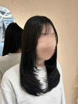 ジーナ センター北(Zina)&nbsp;似合わせレイヤーカット×暗髪