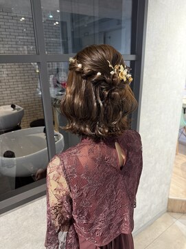 アロー(arrow) ハーフアップ