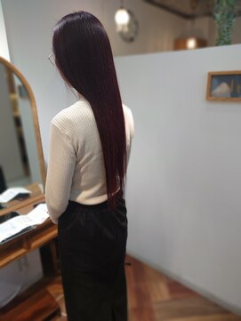 セレスト 京都四条烏丸店(CELESTE) 超ロングヘアーの髪質改善カラーリング