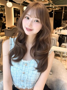 マインバイアフロートギンザ(MYNE by AFLOAT GINZA) ヘーゼルベージュ大人ガーリー_似合わせカット