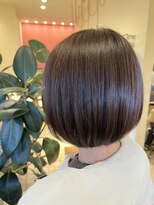 ブランシェ ヘアデザイン(BLANCHE hair design)&nbsp;オーガニック☆カーキベージュボブスタイル