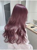 インナーカラー/トリートメント/デザインカラー/ペールピンク