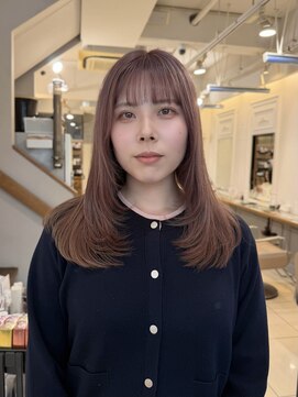 ネオリーブアイム 横浜西口店(Neolive aim) ピンクベージュ♪ブリーチ1回【横浜】nana