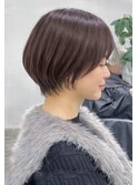 丸みショートボブ