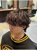 波巻きウルフパーマ/津田沼/メンズパーマ/メンズ/メンズカット