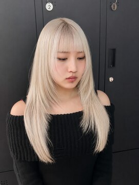 エル オオサカ 心斎橋店(L. OSAKA) ホワイト/レイヤーカット