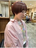 マッシュショート×ブラッドオレンジ