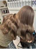 ダークパープルナチュラルショート夏のヘアアレンジ原宿